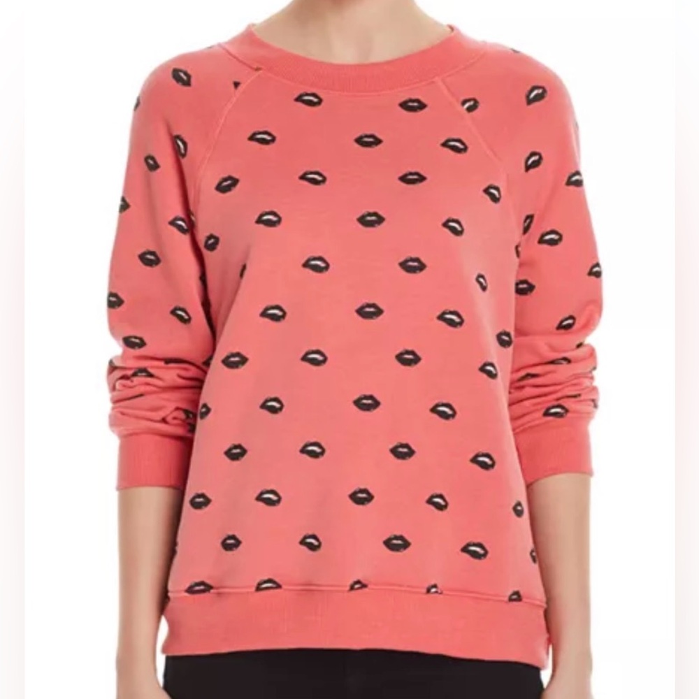 Wildfox Lip Service Sweatshirt, XS